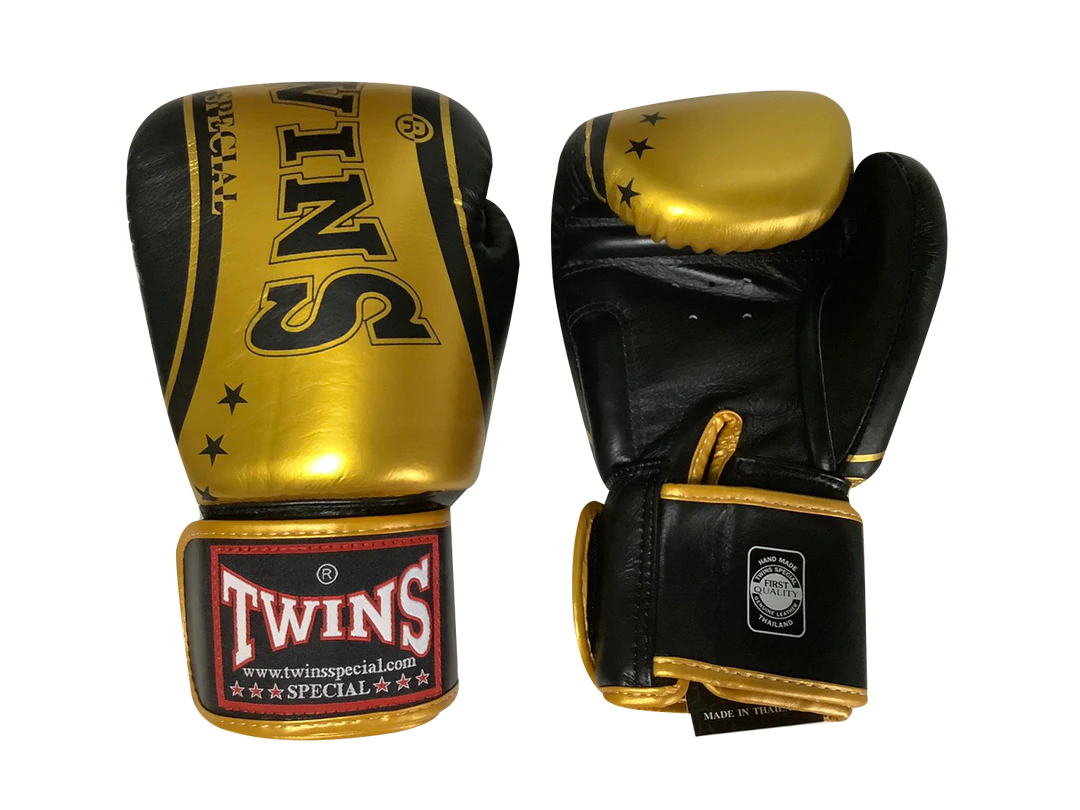 泰拳拳套Thai Boxing Gloves : Twins Special FBGVL3-TW4 BLACK/GOLD