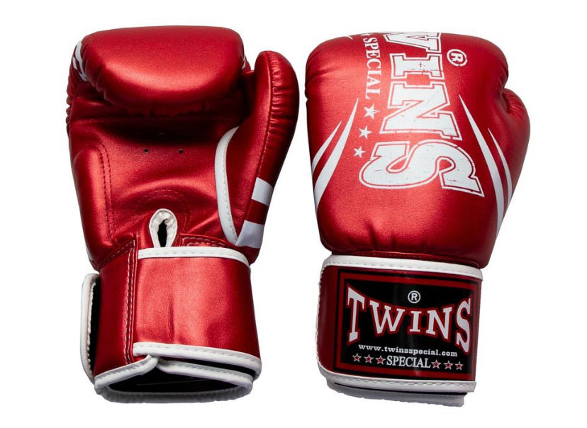 泰拳拳套 Thai Boxing Gloves : TWINS SPECIAL FBGVS3-TW6 METALLIC