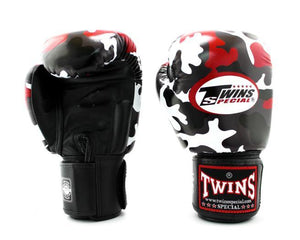 泰拳拳套 Thai Boxing Gloves : Twins Special FBGVL3-AR RED