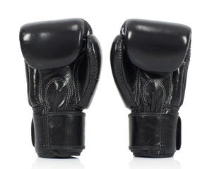 泰拳拳套 Thai Boxing Gloves : Fairtex BGV1 "National Print" Black