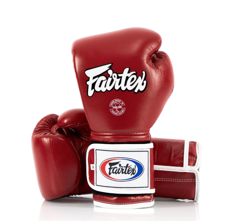 泰拳拳套 Thai Boxing Gloves : Fairtex BGV9 Red