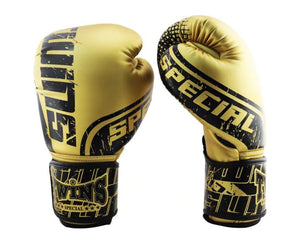 泰拳拳套 Thai Boxing Gloves : Twins Special FBGVS12-TW7 Black Gold