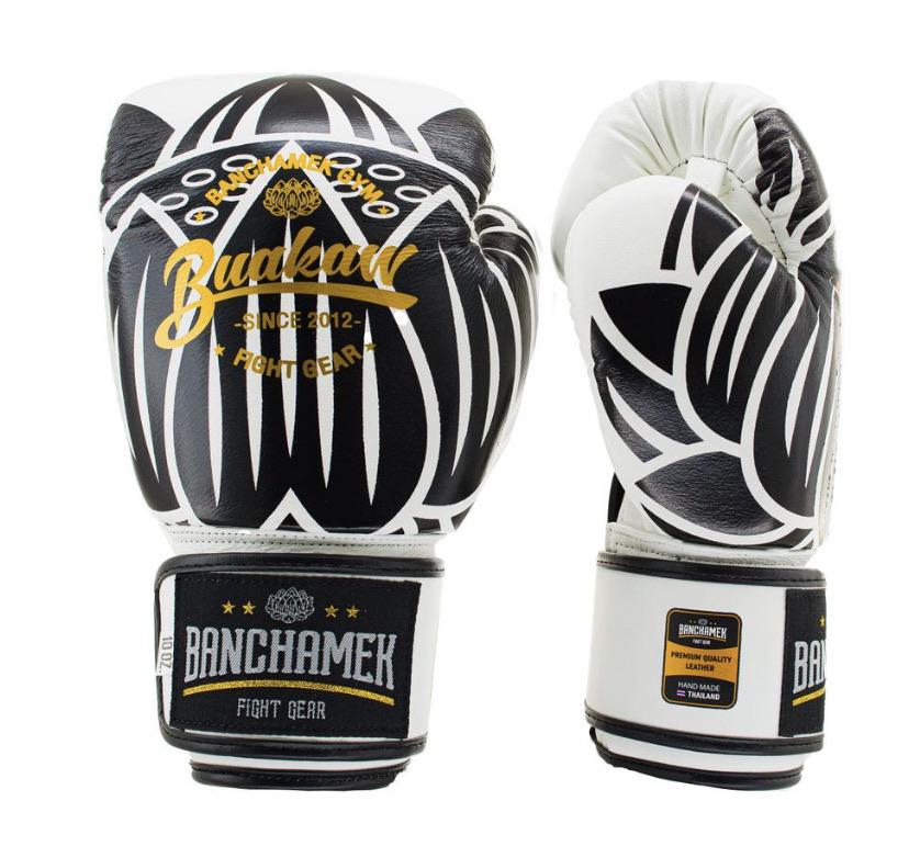 泰拳拳套 Thai Boxing Gloves : Buakaw BGL-UL1 White