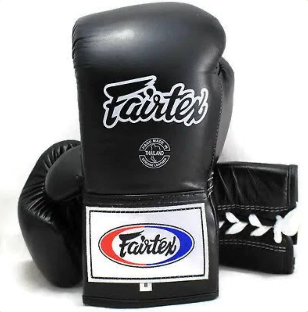泰拳拳套 Thai Boxing Gloves : Fairtex PRO FIGHT BGL6 Black