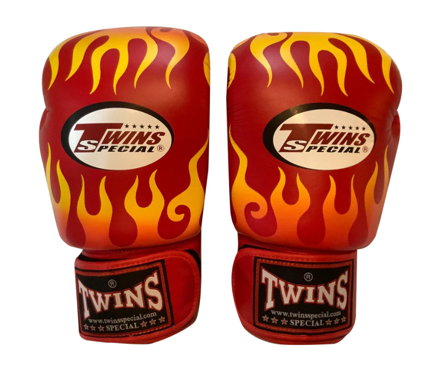 泰拳拳套 Thai Boxing Gloves : Twins Special FBGVL3-7 FIRE RED