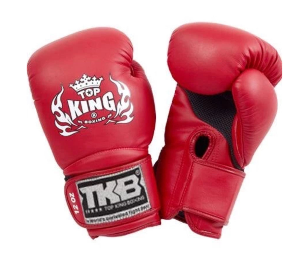泰拳拳套 Thai Boxing Gloves : Top King TKBGSA Super Air Red