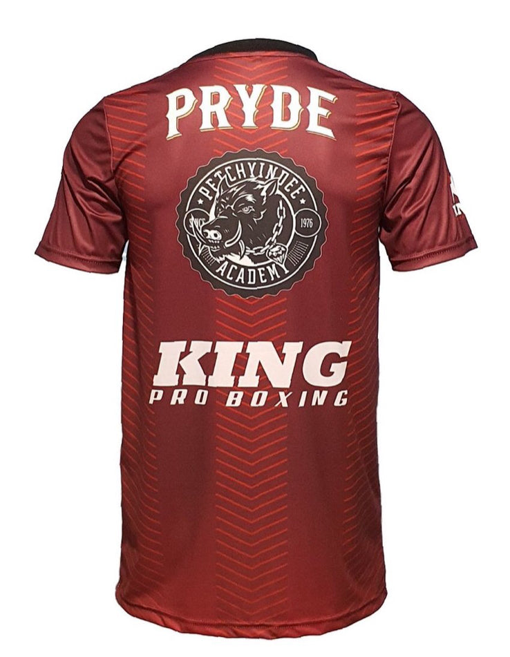 King Pro Boxing T-shirt PRYDE Red