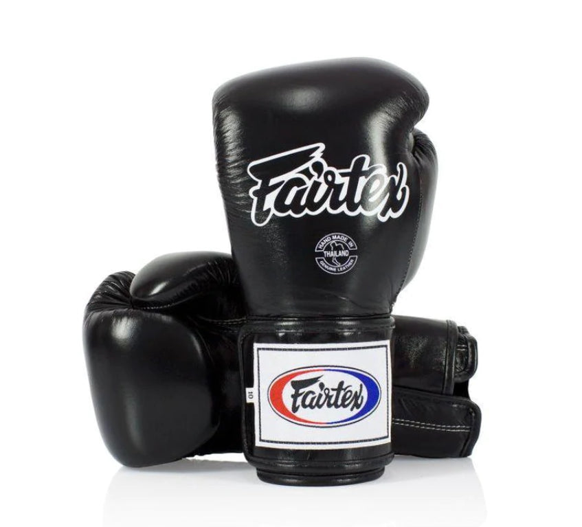 泰拳拳套 Thai Boxing Gloves : Fairtex  BGV5 BLACK