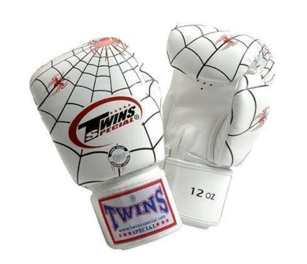 泰拳拳套 Thai Boxing Gloves : Twins Special FBGVL3-8 SPIDER WHITE