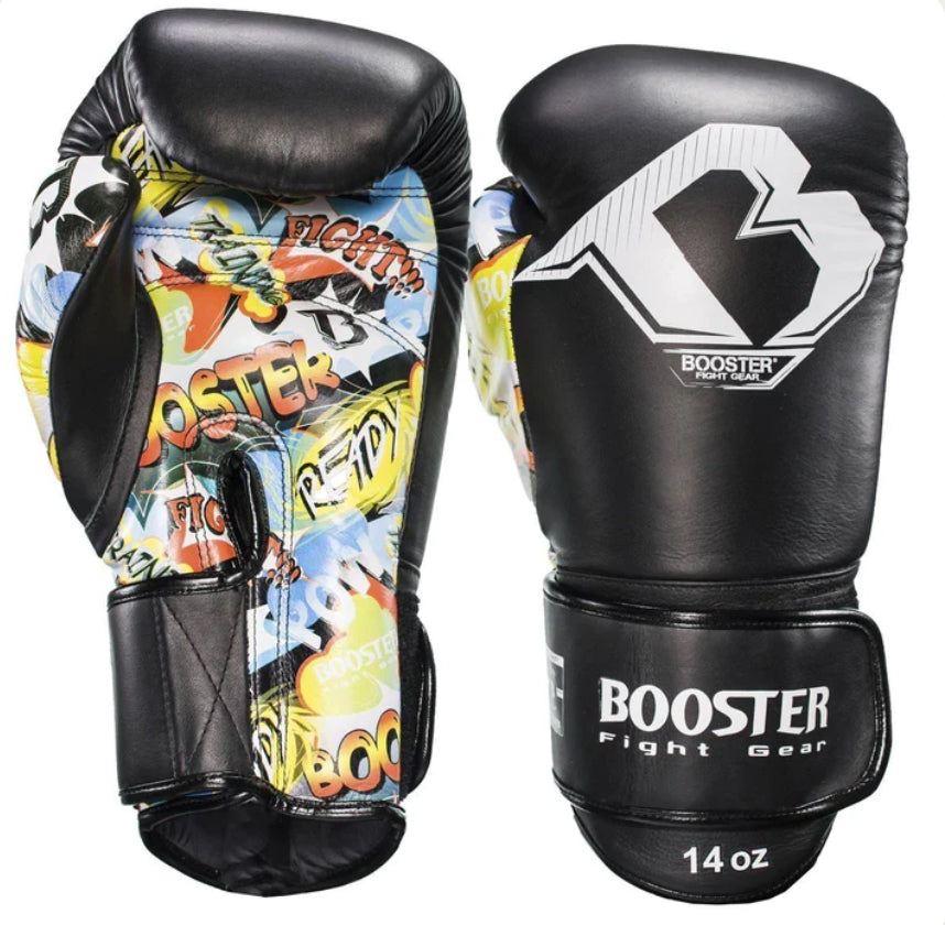 泰拳拳套 Thai Boxing Gloves: Booster COMIC BLACK