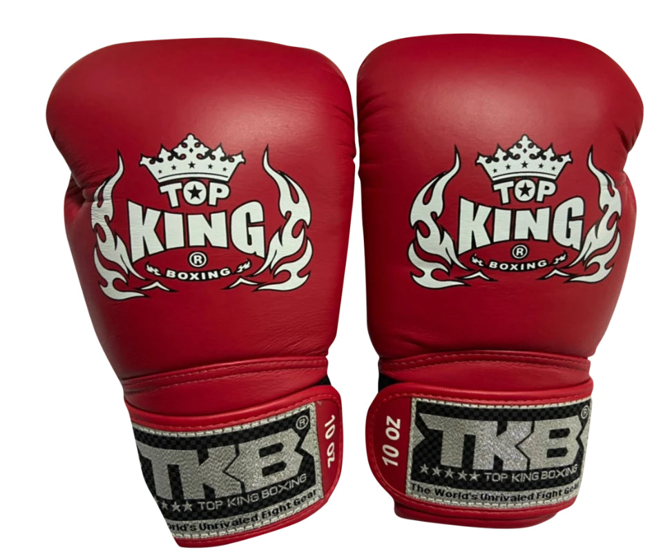 泰拳拳套 Thai Boxing Gloves: Top King TKBGAV Air Red
