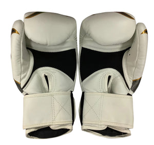 泰拳拳套 Thai Boxing Gloves : Top King Empower creativity TKBGEM01 White Silver Air