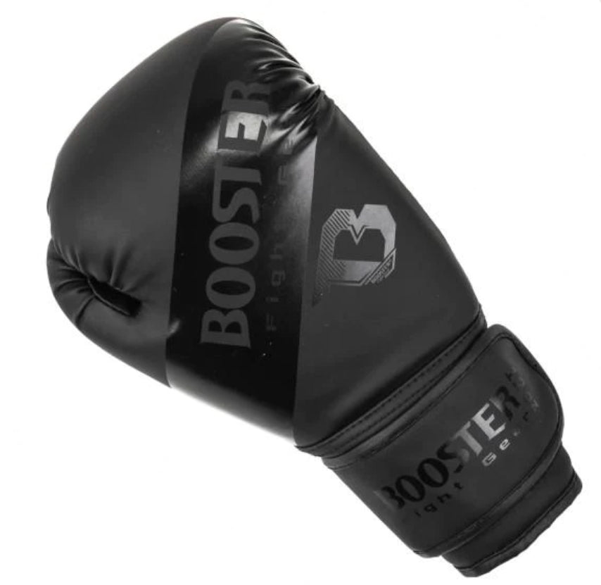 泰拳拳套 Thai Boxing Gloves : Booster Gloves Sparring Black Matt