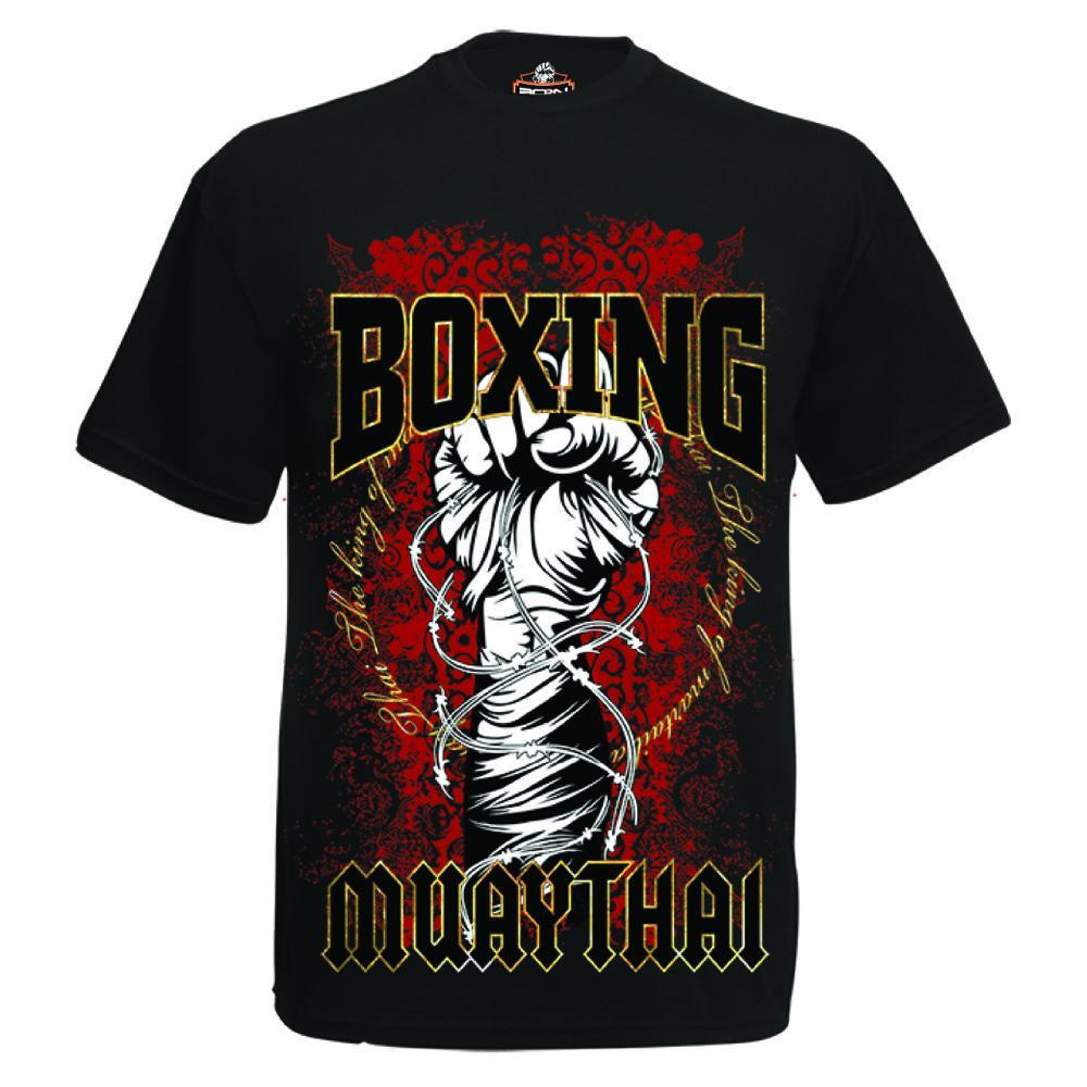 Muay Thai T-Shirt MT-8002 Black