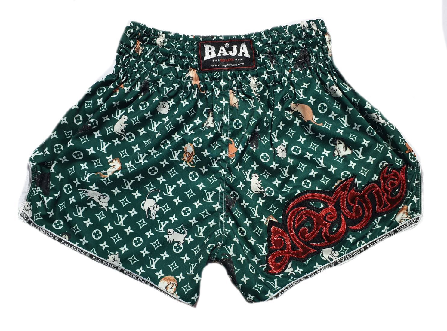 Muay Thai Shorts Raja Green Lux R22 852boxing