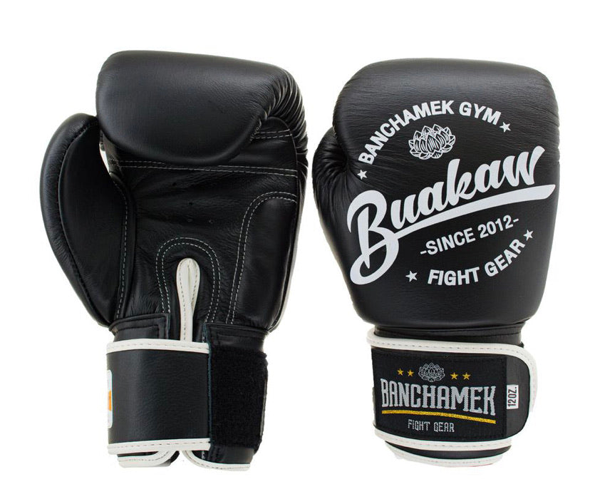 泰拳拳套 Thai Boxing Gloves : Buakaw BGL-W1 Black