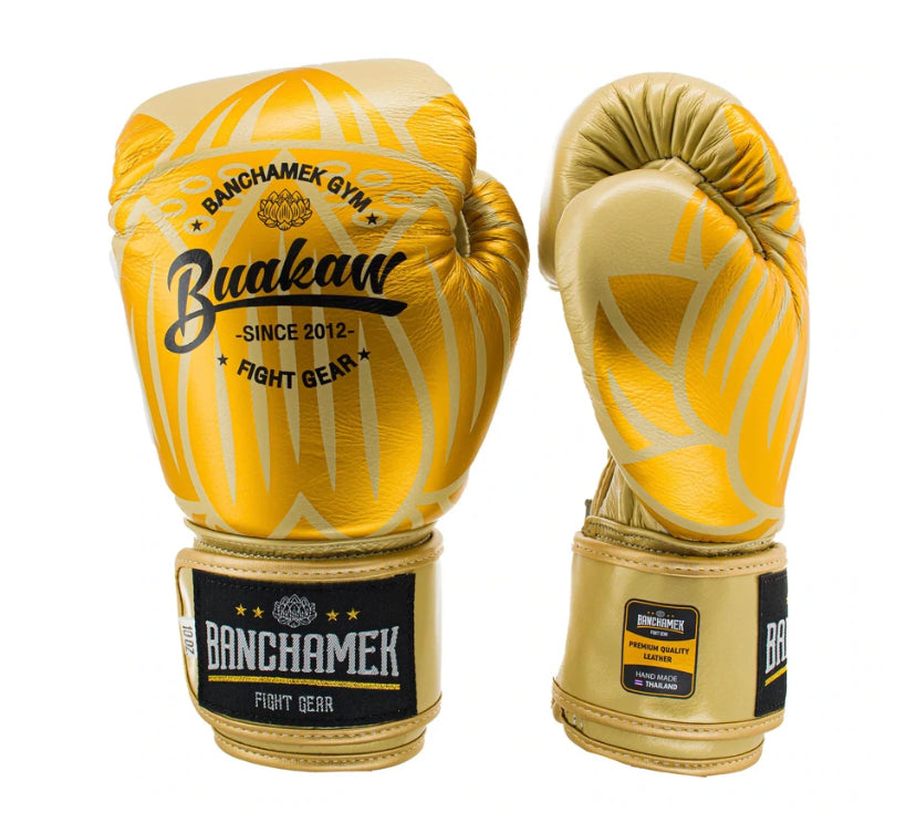 泰拳拳套 Thai Boxing Gloves : Buakaw BGL-GL3 Gold