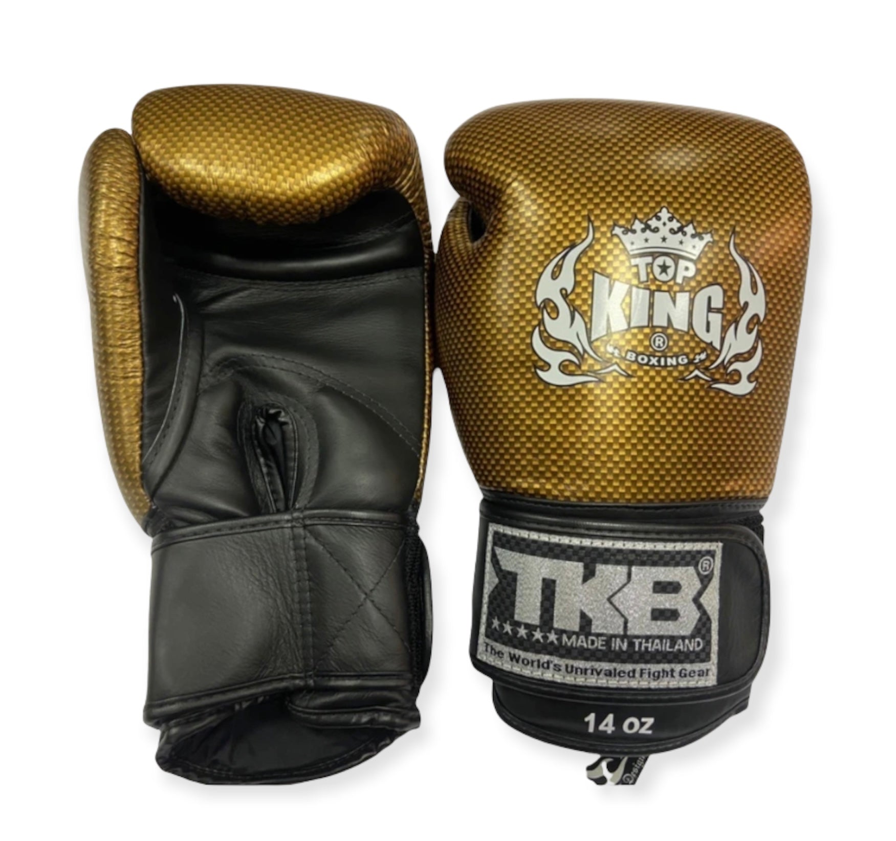 泰拳拳套 Thai Boxing Gloves:Top King Super Snake TKBGEM02 Black Gold