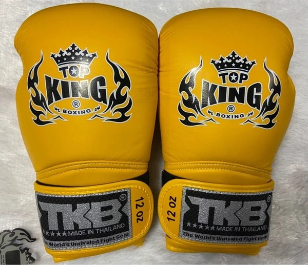 泰拳拳套 Thai Boxing Gloves : Top king "Super" AIR TKBGSA Yellow