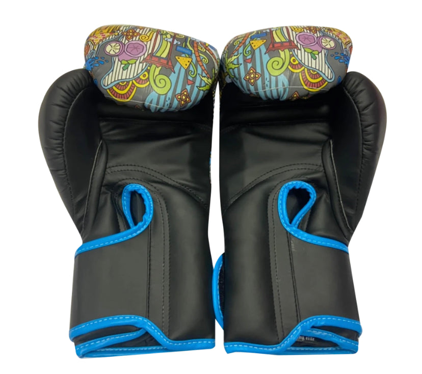 泰拳拳套 Thai Boxing Gloves: Top King TKBGCT TH Asian Blue