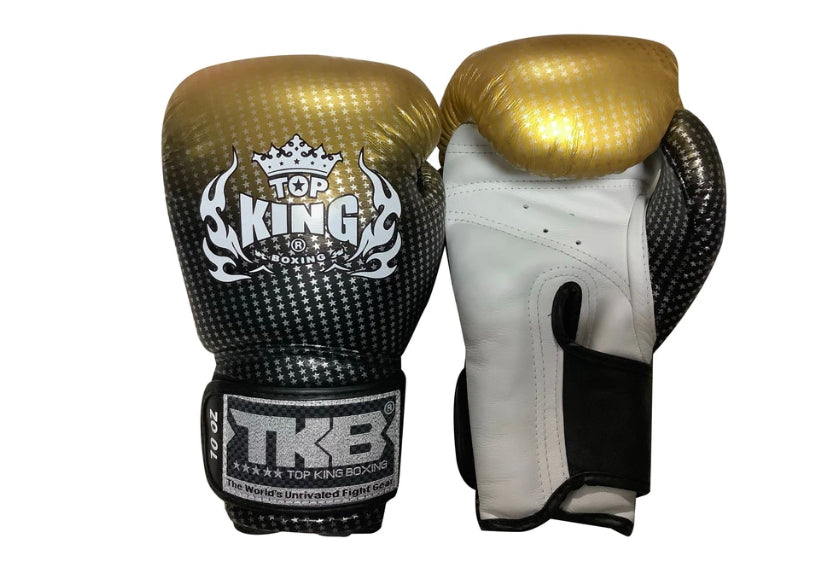 泰拳拳套 Thai Boxing Gloves : Top King "Super Star" TKBGSS-01 Gold