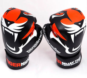 泰拳拳套 Thai Boxing Gloves : Tiger "V.2"Black