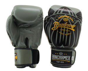 泰拳拳套 Thai Boxing Gloves : Buakaw BGL-UL1 Grey