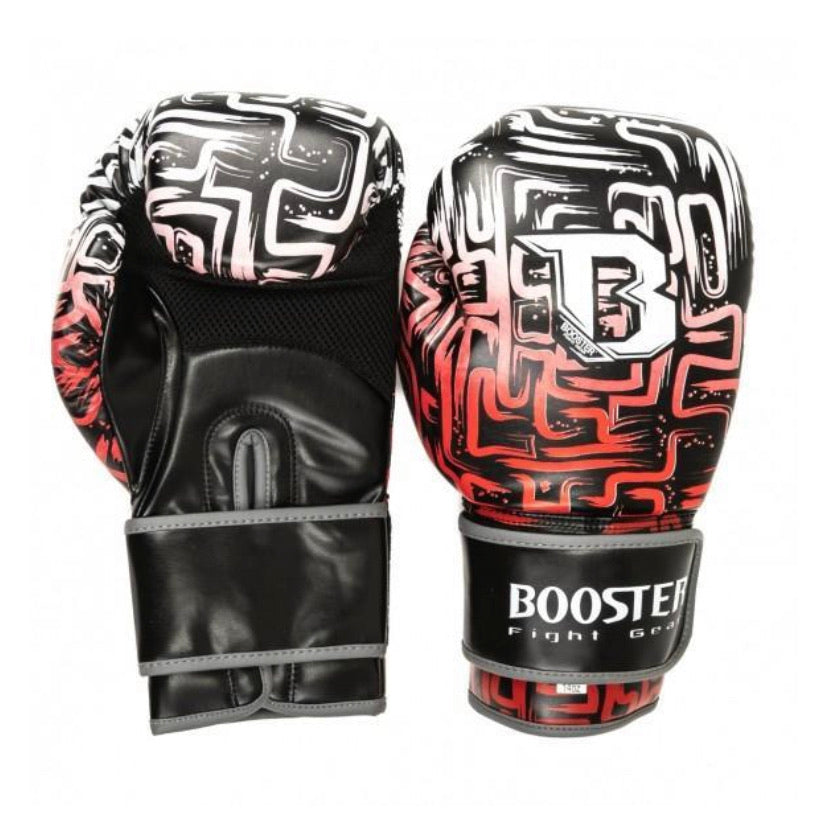 泰拳拳套 Thai Boxing Gloves :  Booster BT Labyrint Red