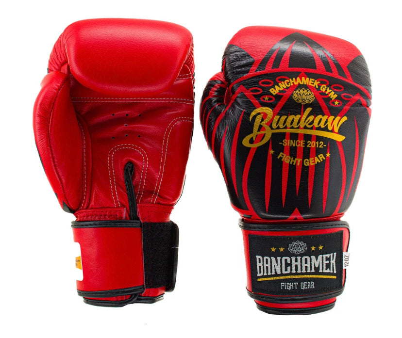 泰拳拳套 Thai Boxing Gloves : Buakaw Gloves BGL-UL1 Red