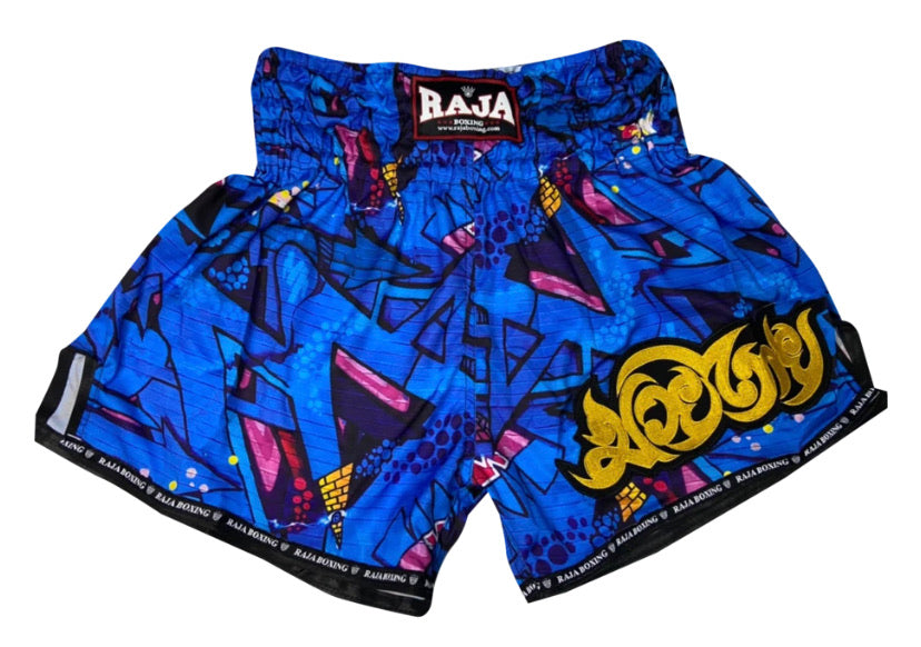 泰拳褲 Muay Thai Shorts: Raja Graphic design2 R117
