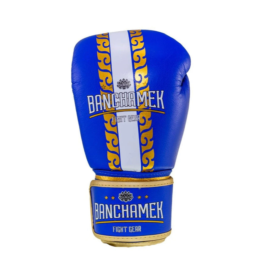 泰拳拳套 Thai Boxing Gloves : Buakaw BGL Striker Blue