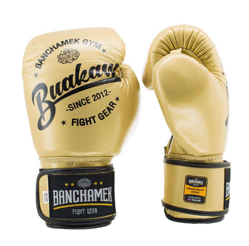 泰拳拳套 Thai Boxing Gloves : Buakaw BGL-W1 Gold