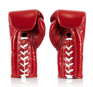 泰拳拳套 Thai Boxing Gloves : Fairtex PRO FIGHT BGL6 Red