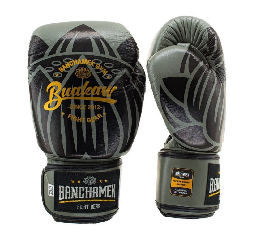 泰拳拳套 Thai Boxing Gloves : Buakaw BGL-UL1 Grey