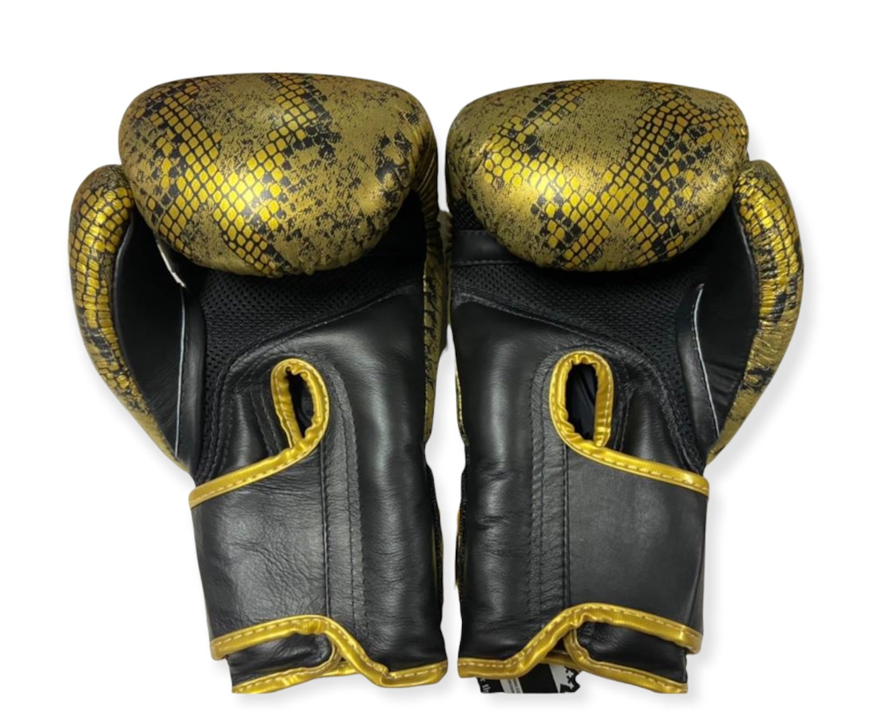 泰拳拳套 Thai Boxing Gloves : Top King "Super Snake" AIR TKBGSS-02 Black(Gold)