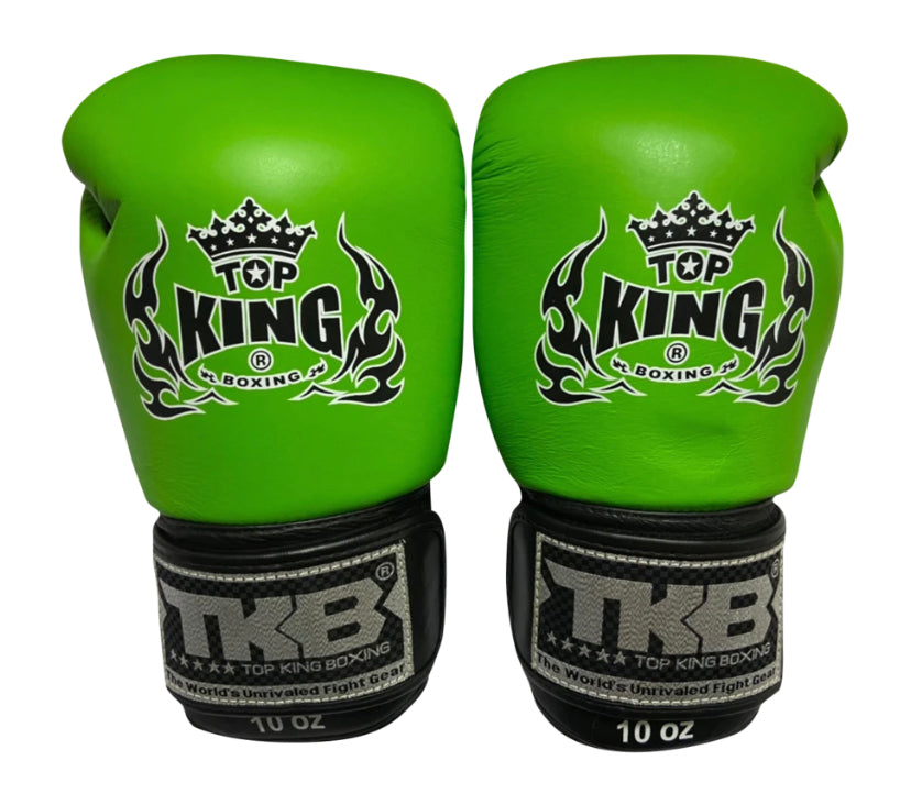 泰拳拳套 Thai Boxing Gloves: Top King TKBGAV Air Green Black White